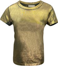 Madison Maison Metallic Coated Cotton T-Shirt