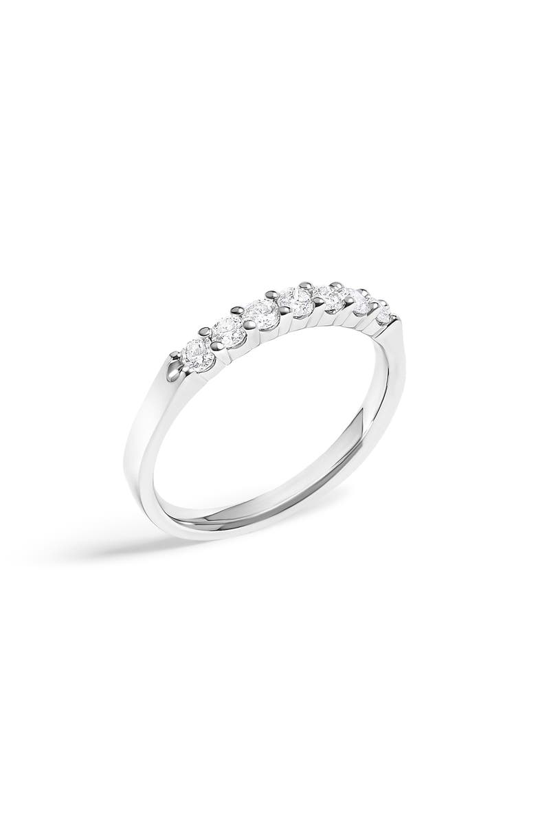 Haus of Brilliance 14K Gold 1/3 Ctw Diamond 7 Stone Band Ring, Alternate, color, White Gold