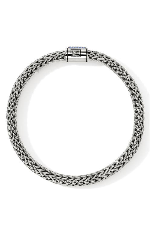 John Hardy Icon Bracelet, Sterling Silver, Pavé, 7.5mm In Metallic