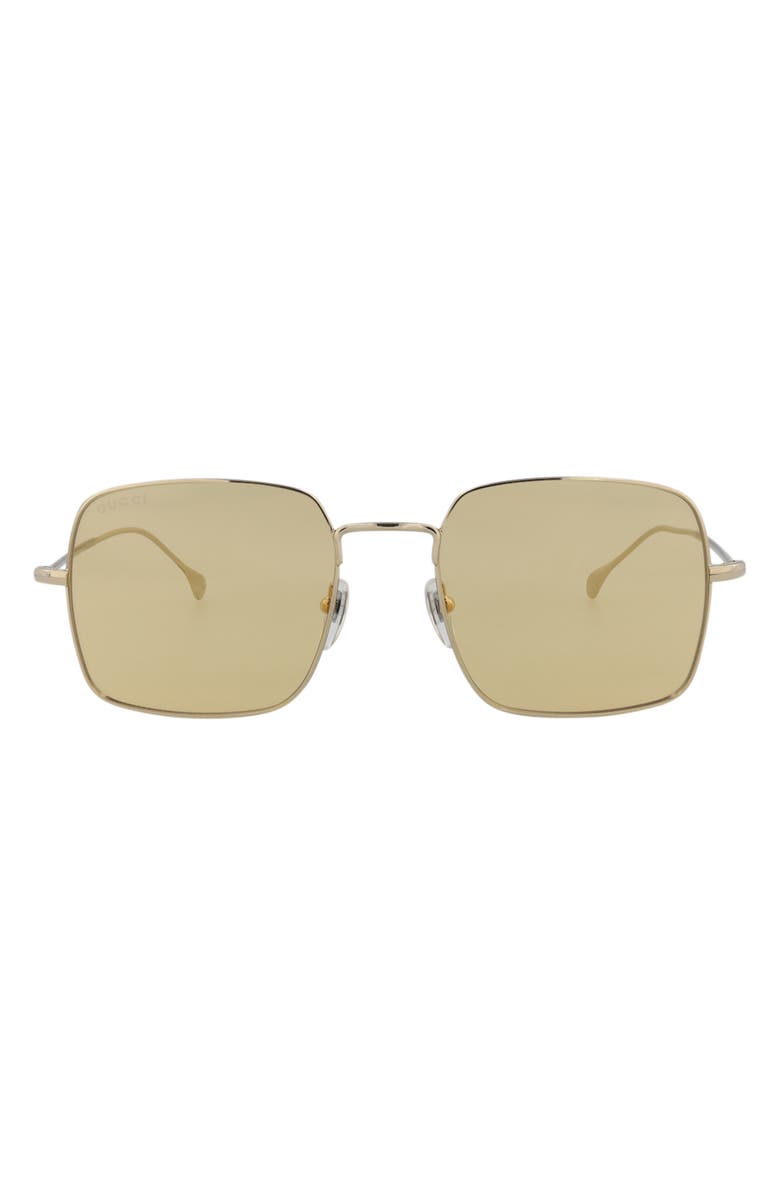 Gucci 54mm Square Sunglasses, Main, color, 
