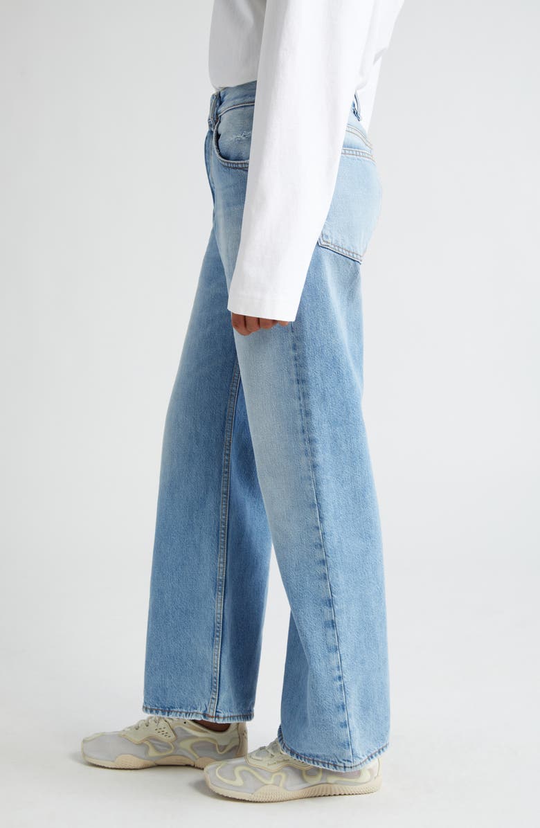 Acne Studios Loose Fit Jeans, Alternate, color, Light Blue
