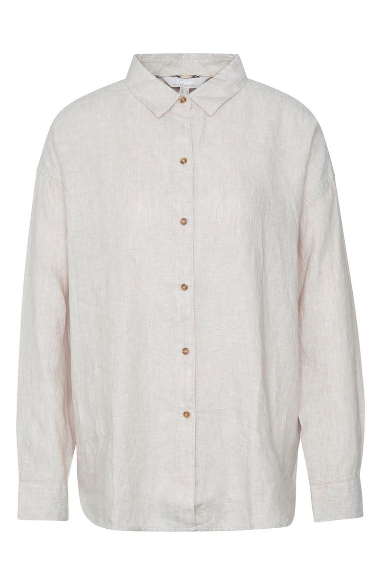 Barbour Hampton Linen Button-Up Shirt, Alternate, color, 