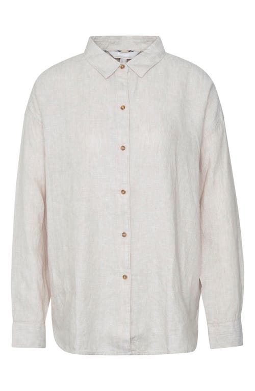 BARBOUR BARBOUR HAMPTON LINEN BUTTON-UP SHIRT
