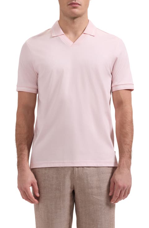 Pima Cotton Johnny Collar Polo