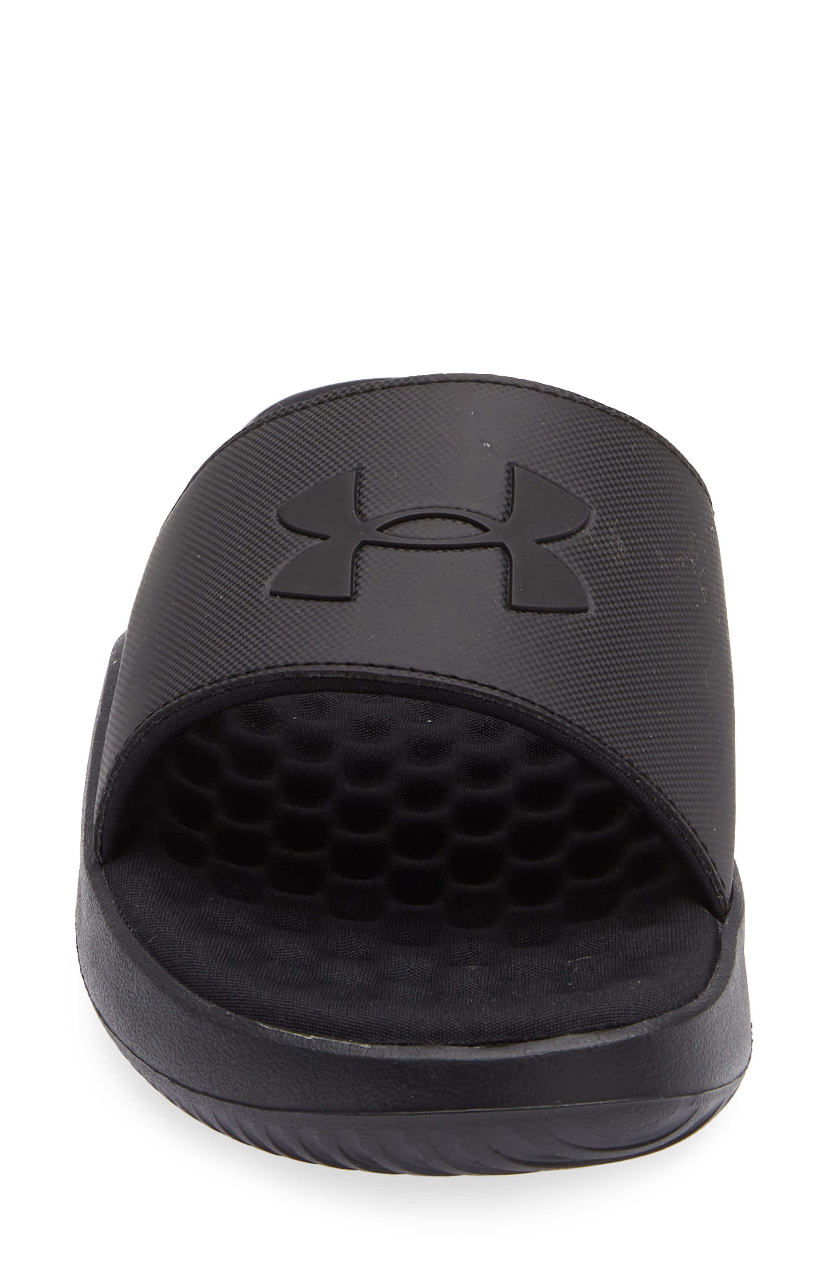 Under Armour Ignite Pro 8 Slide Sandal, Alternate, color, Black
