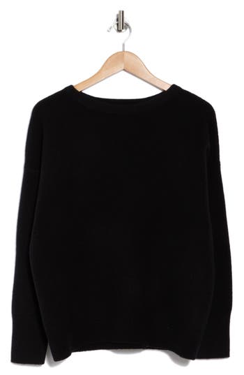 Vince Wool & Cashmere-blend Sweater In Black