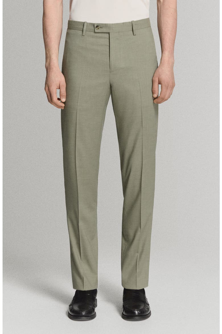 Milan Slim Fit Suit Pants, Main, color, LIGHT GREEN