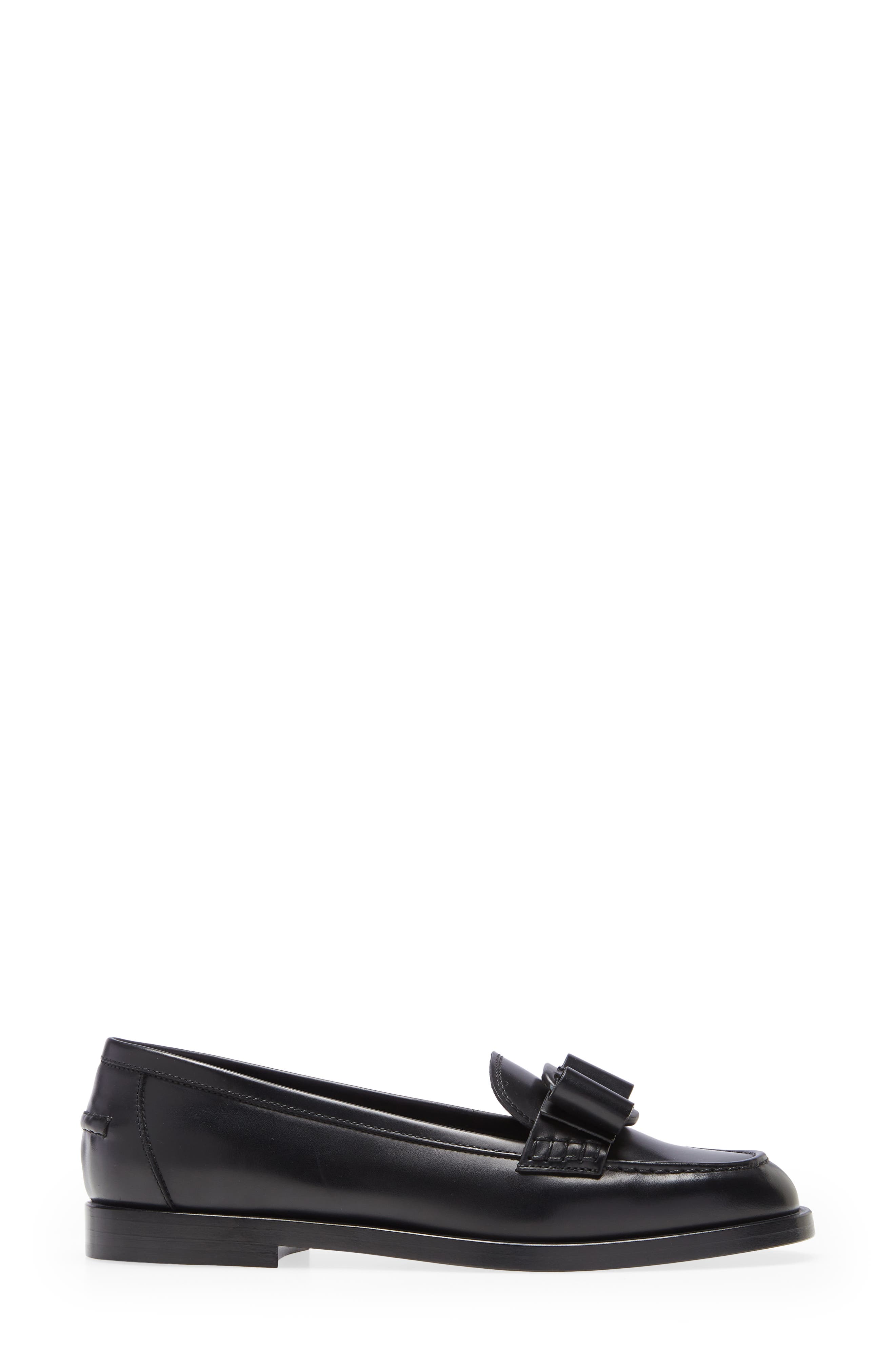 FERRAGAMO Vivaldo Bow Loafer, Alternate, color, 