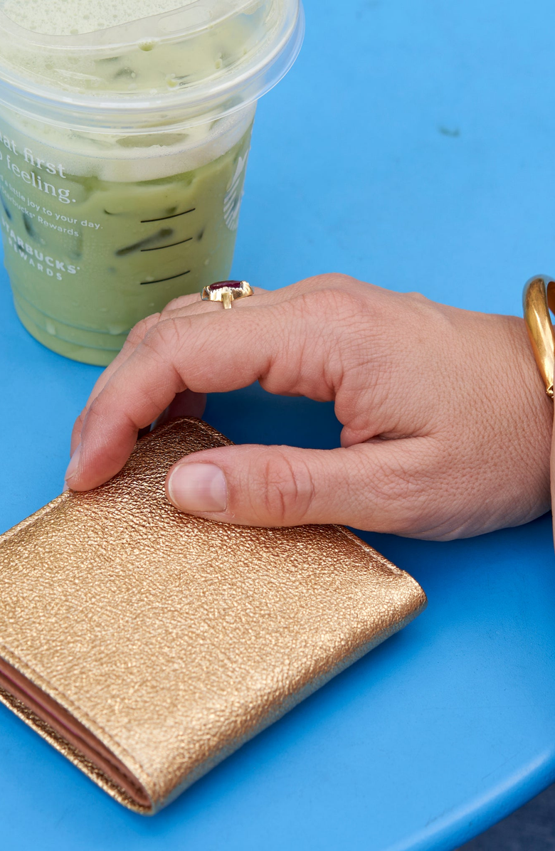 Tusk Orissa Evening Wallet, Alternate, color, Gold