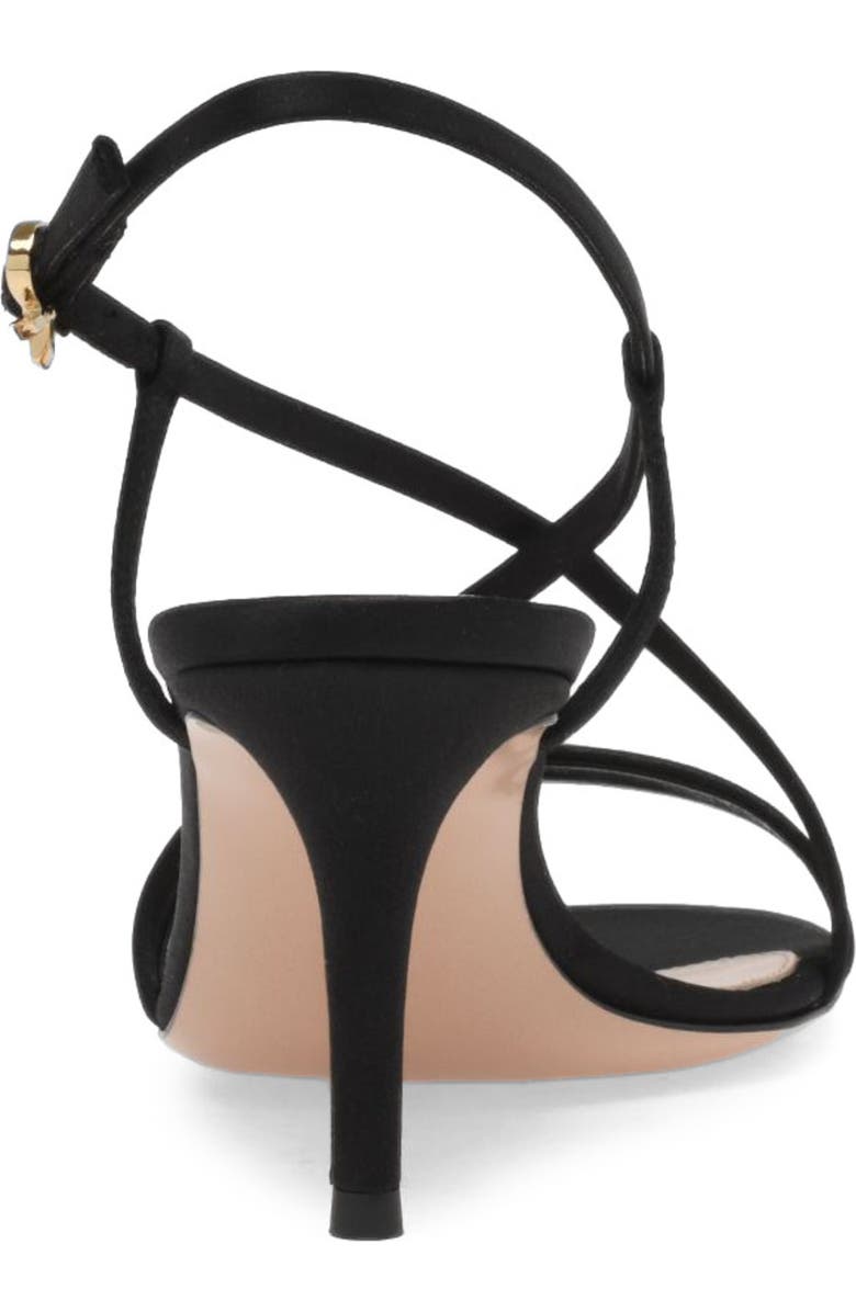 Gianvito Rossi Larisse 70 Sandals, Alternate, color, Black