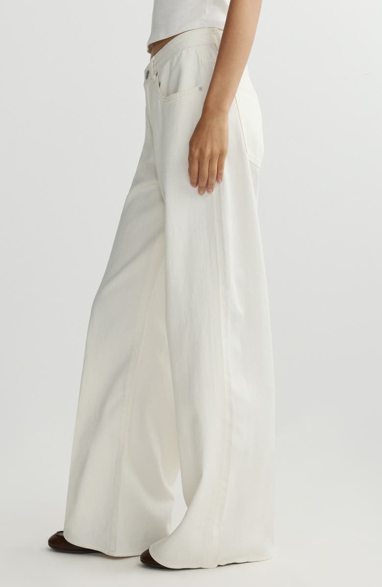 DL1961 Alex Low Rise Baggy Wide Leg Jeans, Alternate, color, Eggshell Aura