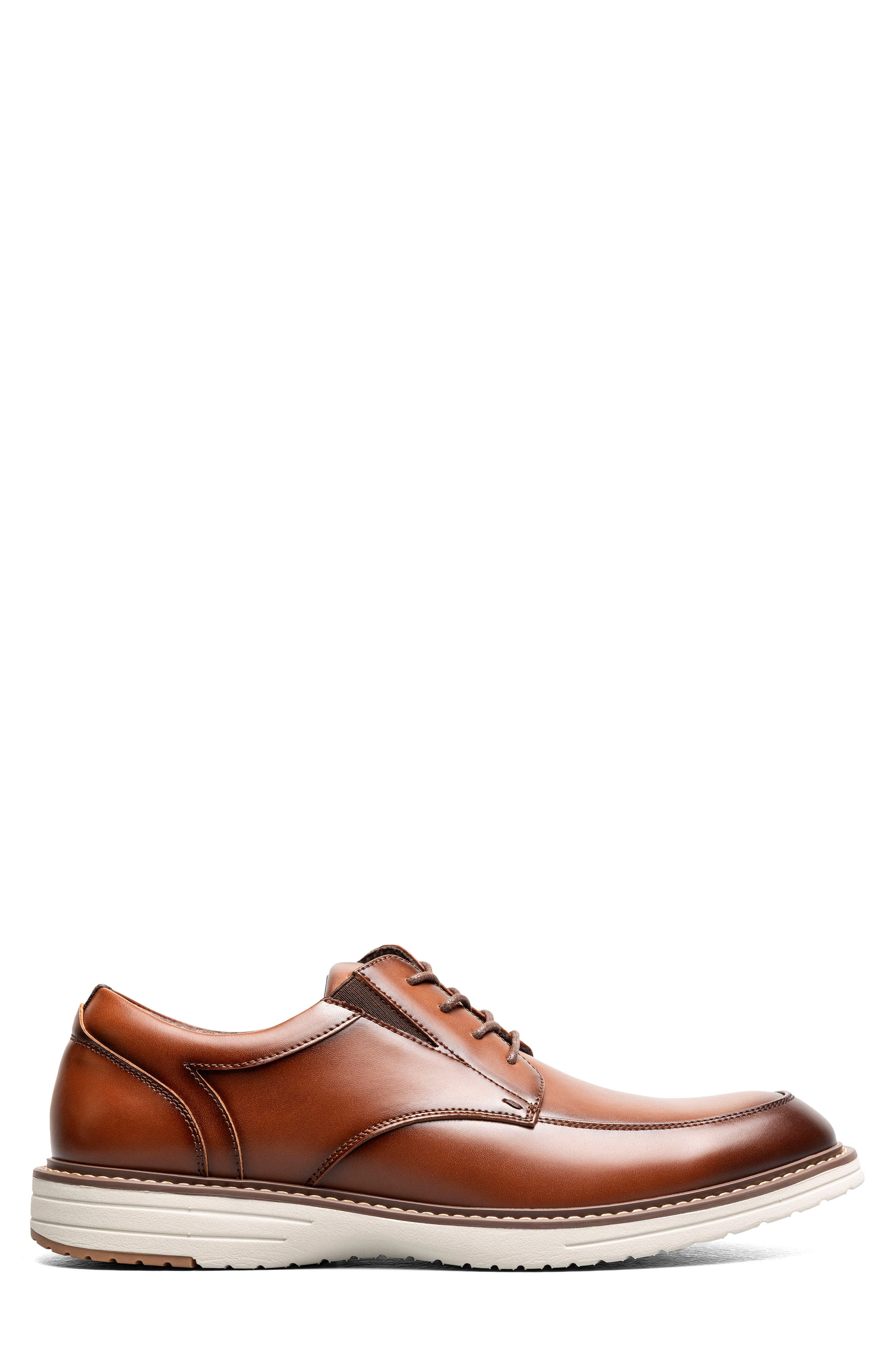 Gates Moc Toe Derby - Wide Width Available, Alternate, color, COGNAC MULTI