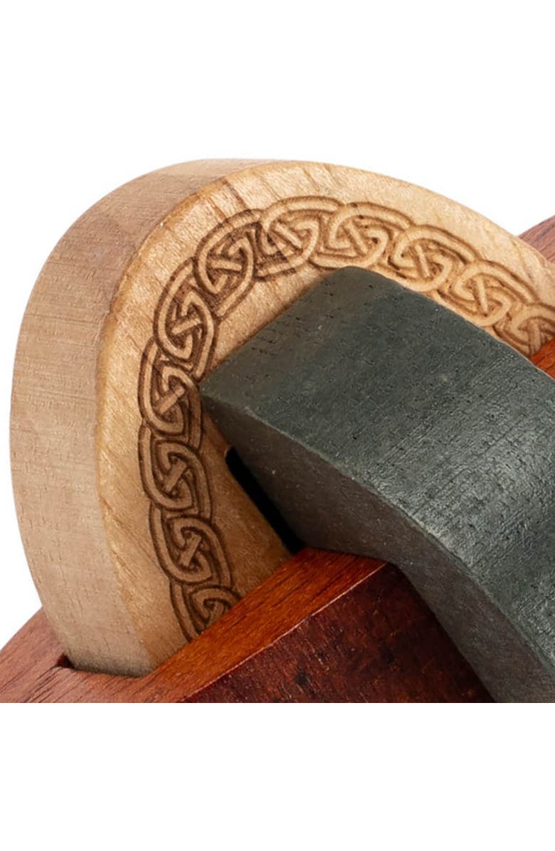 Professor Puzzle Celtic Knot 3D Wooden Brainteaser Puzzle, Alternate, color, Multicolored