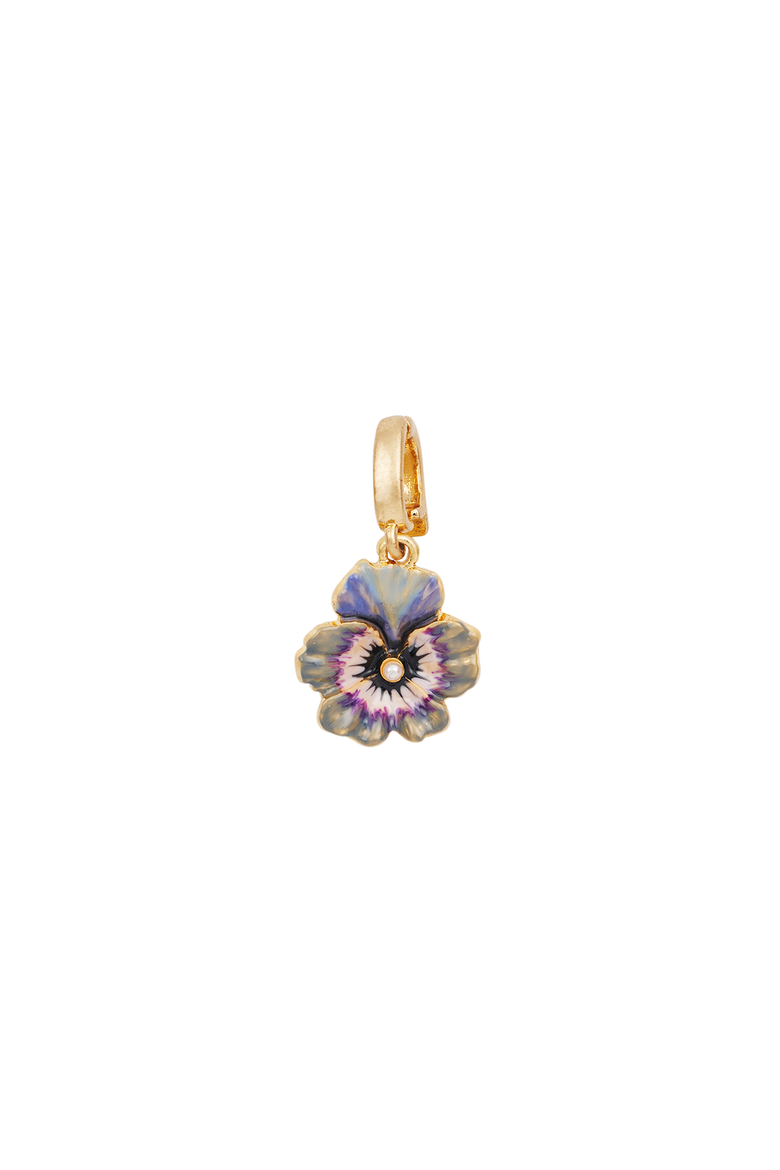 Pansy & Pearl Toggle Necklace, Alternate, color, Silver