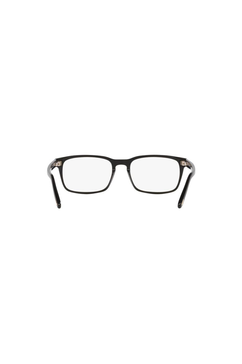 54mm Rectangle optical glasses, Alternate, color, Black