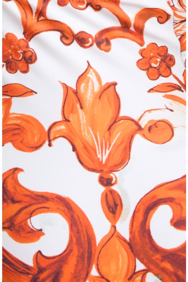 Majolica Balconette One-Piece Swimsuit, Alternate, color, IO3TN MIX MAJOLICA ORANGE