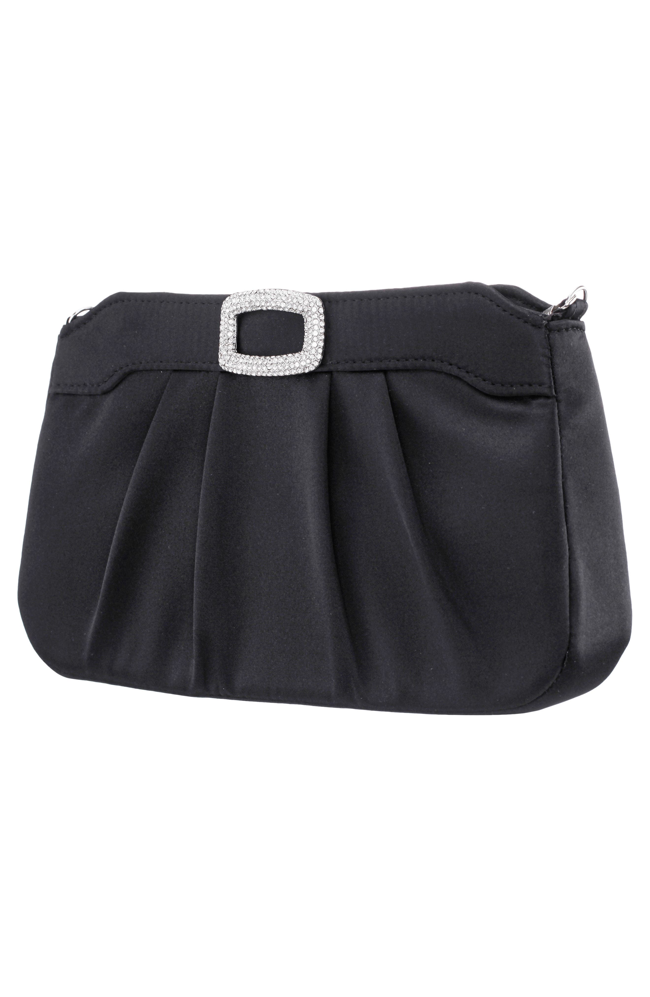 Nina Amy Clutch, Alternate, color, Black