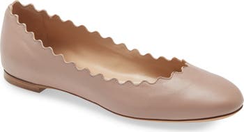 Chloé Lauren Scalloped Ballet Flat (Women) | Nordstrom