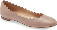 Chloé Lauren Scalloped Ballet Flat