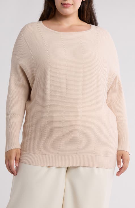 Plus size beige sweater best sale