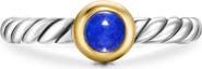 David Yurman Petite Cable Ring in Sterling Silver with 14K Yellow Gold