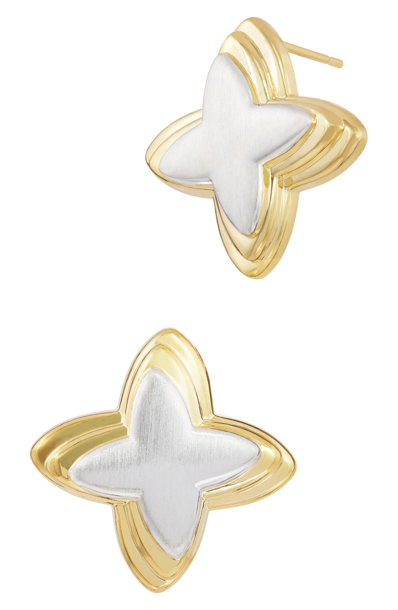 SAVVY CIE JEWELS Twisted Star Earrings