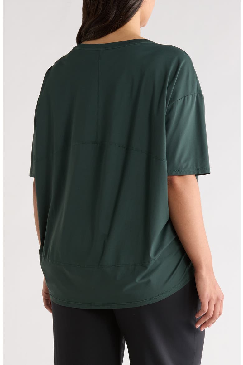Equilibrium Short Sleeve Cocoon T-Shirt, Alternate, color, GREEN TIMBER