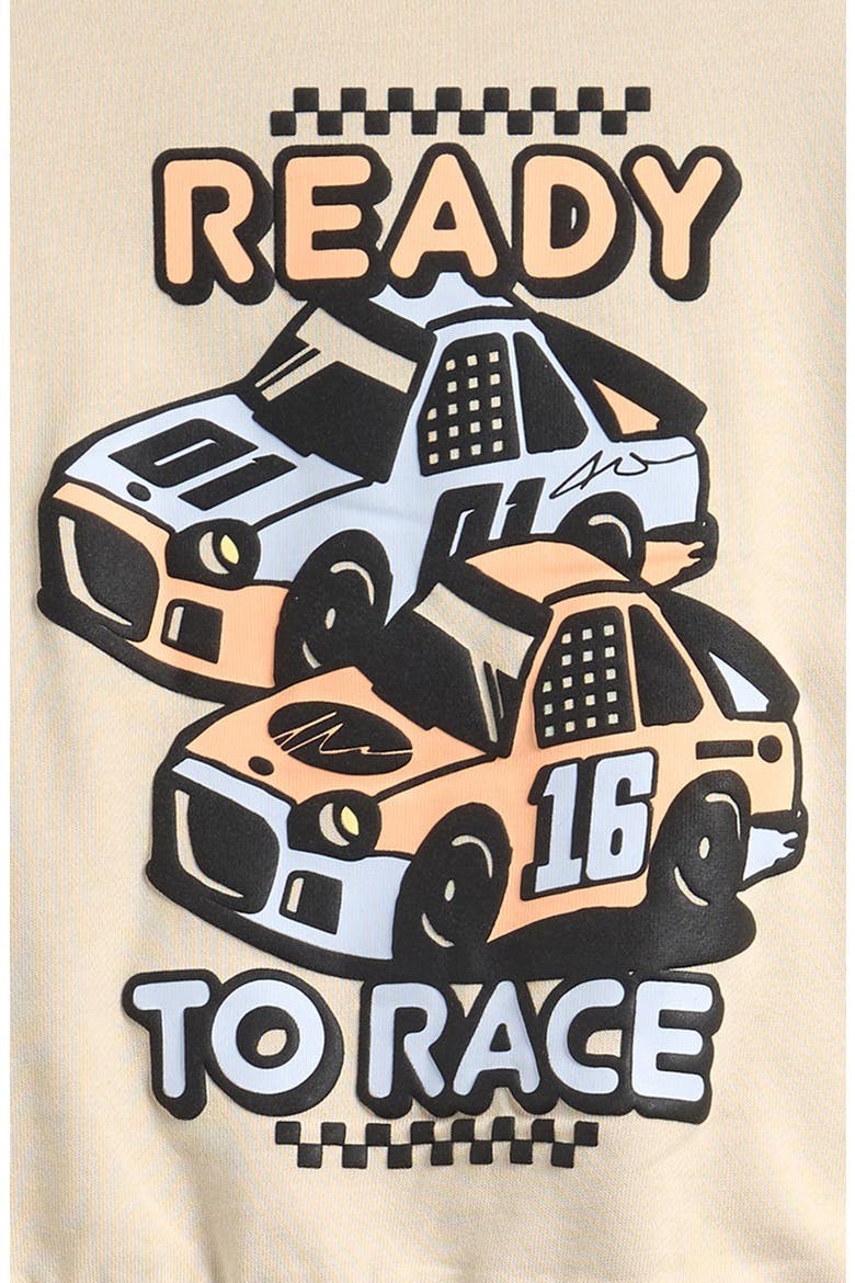 Kids' Racecar Graphic Sweatshirt & Pants Set, Alternate, color, MULTI