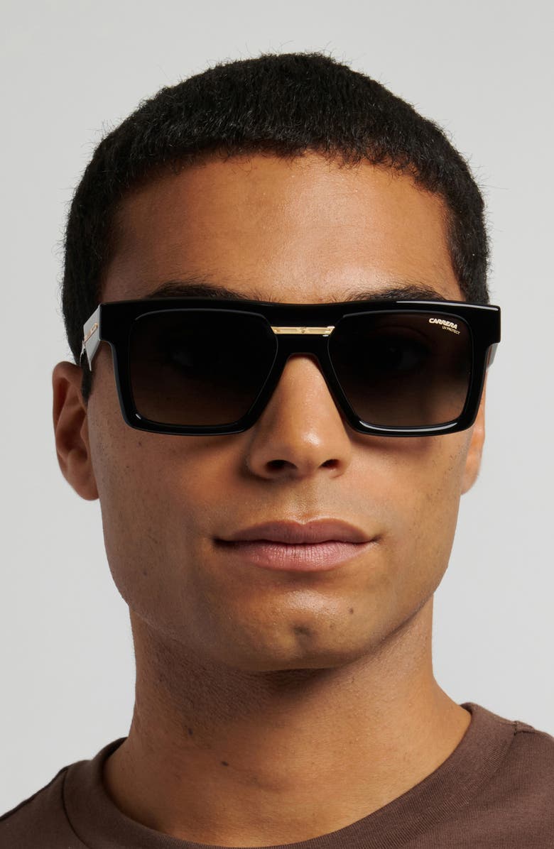 Carrera Eyewear Victory 55mm Gradient Rectangular Sunglasses, Alternate, color,