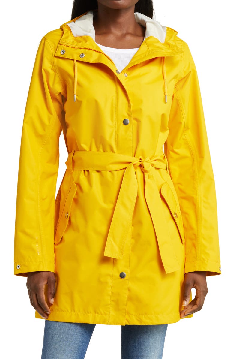 Helly Hansen Lyness II Waterproof Raincoat, Main, color, Essential Yellow