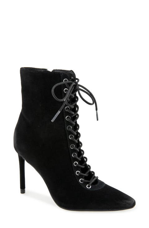 Quest Leather Lace-Up Bootie