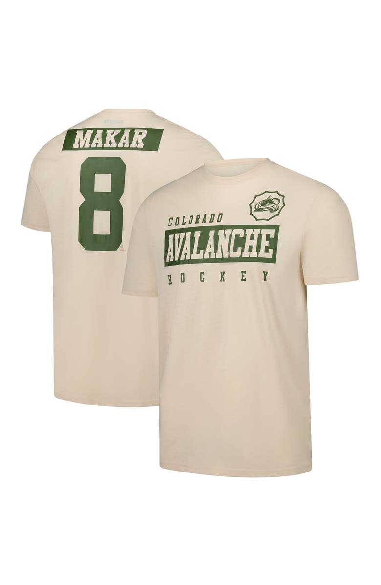 LEVELWEAR Men's Levelwear Cale Makar Khaki Colorado Avalanche 2024 NHL Military Appreciation Richmond Delta Player Name & Number T-Shirt, Main, color, Khaki
