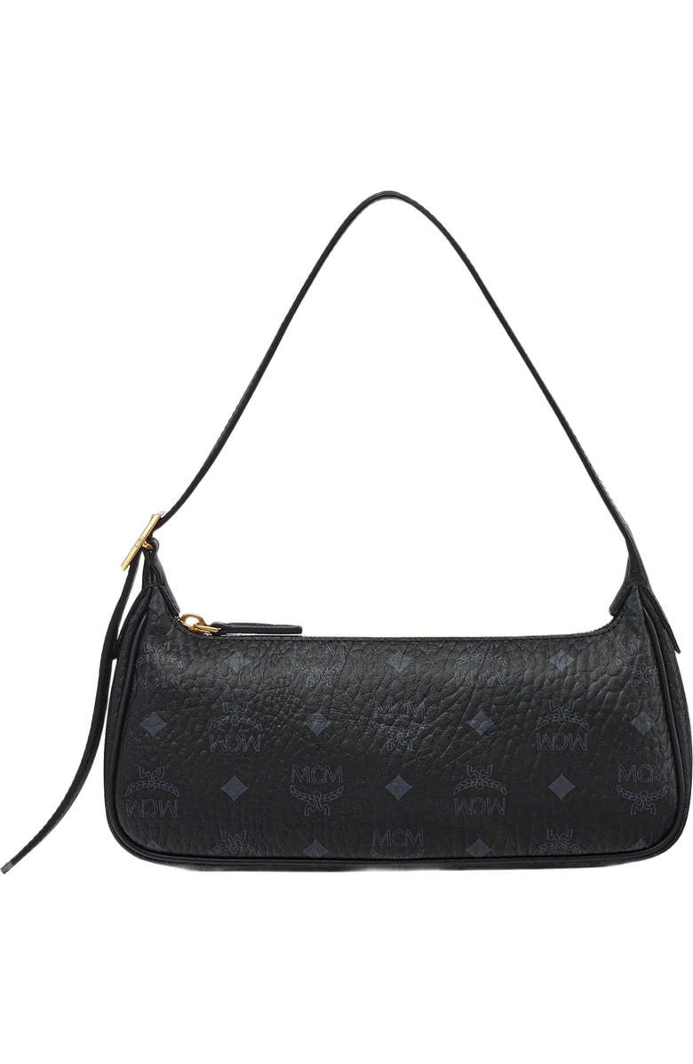 MCM Aren Shoulder Bag in Visetos, Main, color,