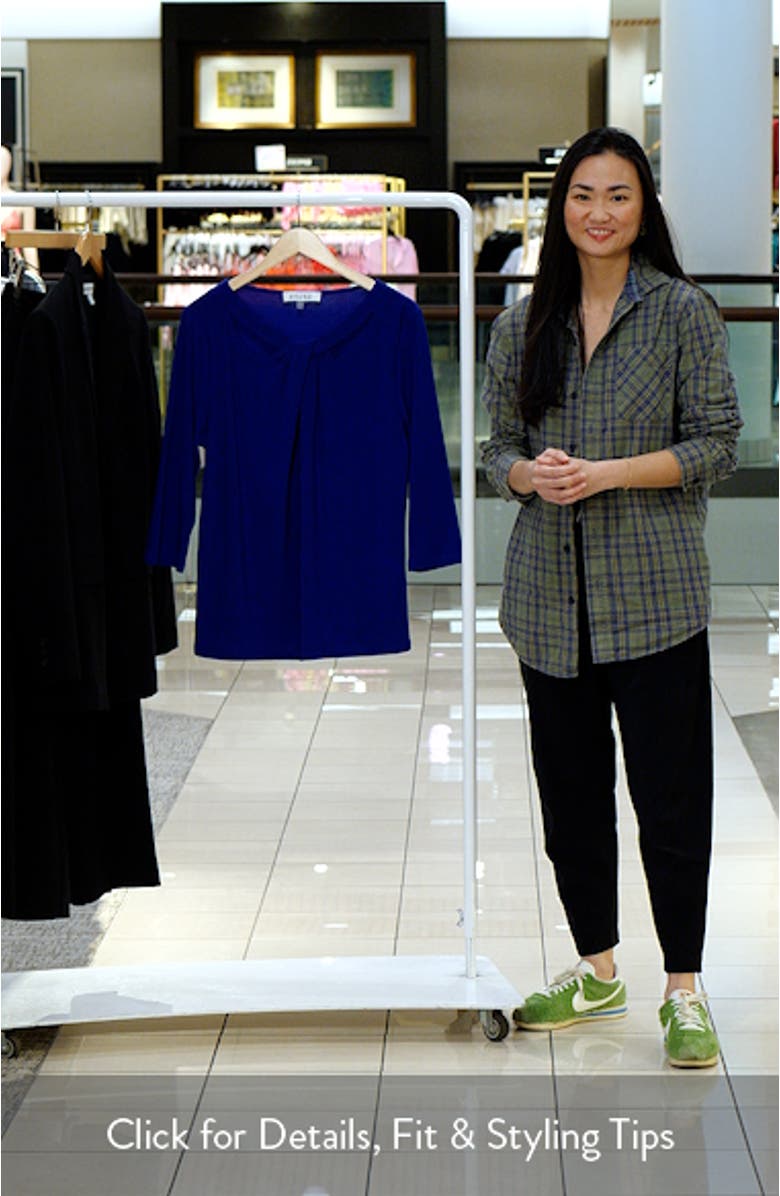 Twist Neck Cutout Top, sales video thumbnail