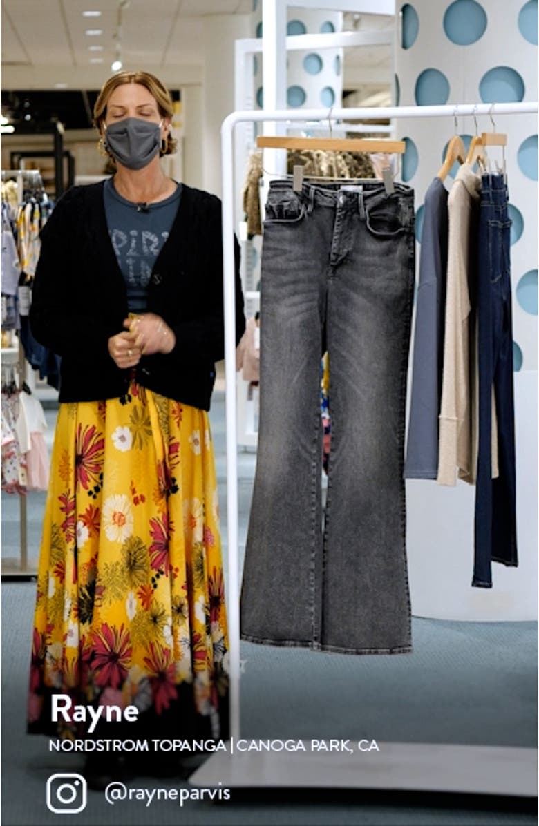 Le One High Waist Flare Jeans, sales video thumbnail