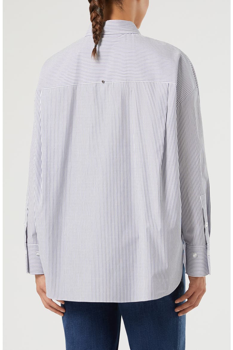 Embroidered Stripe Shirt, Alternate, color, OPTICAL WHITE