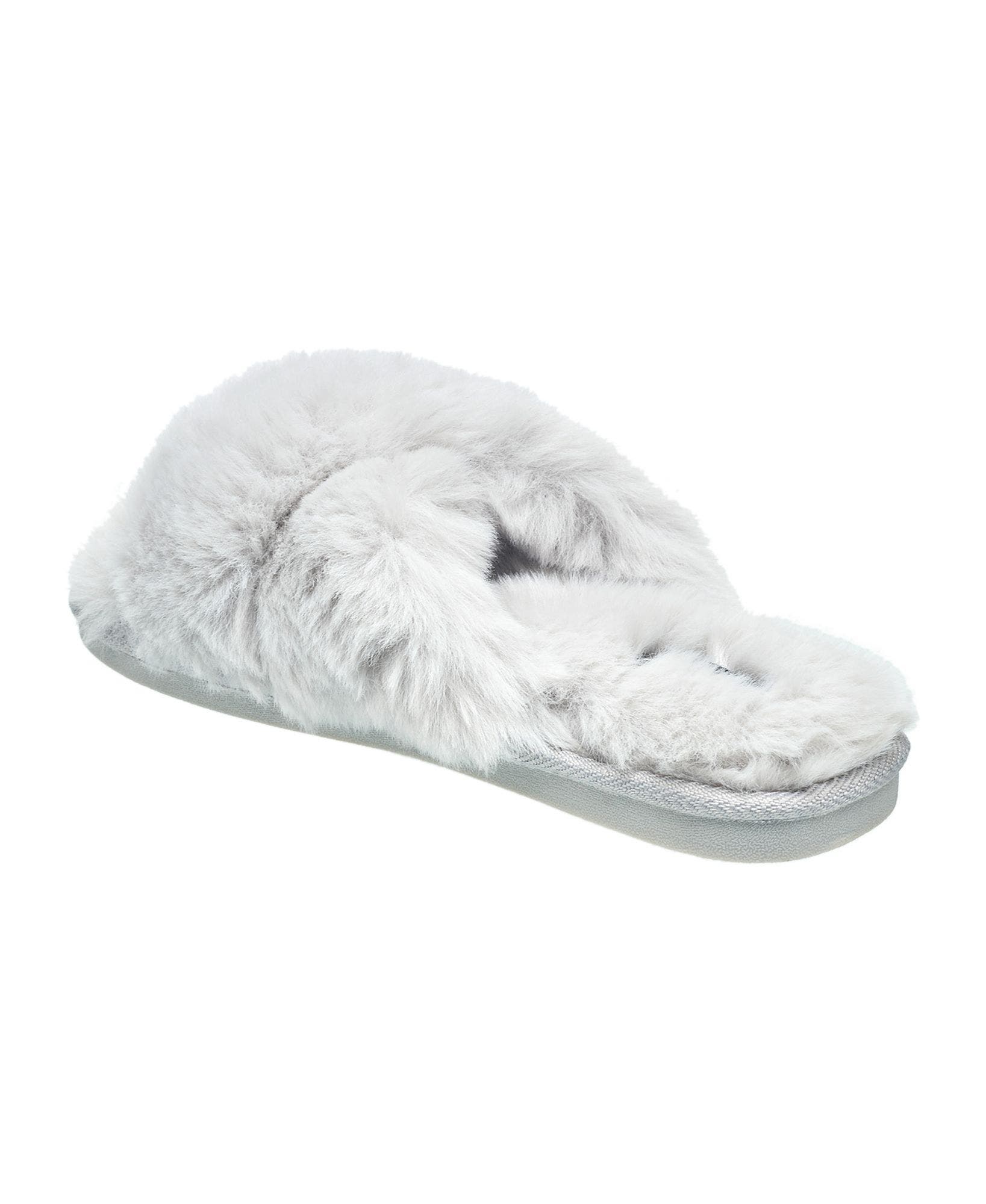 Nine West X-Band Faux Fur Slipper (Women) | Nordstrom