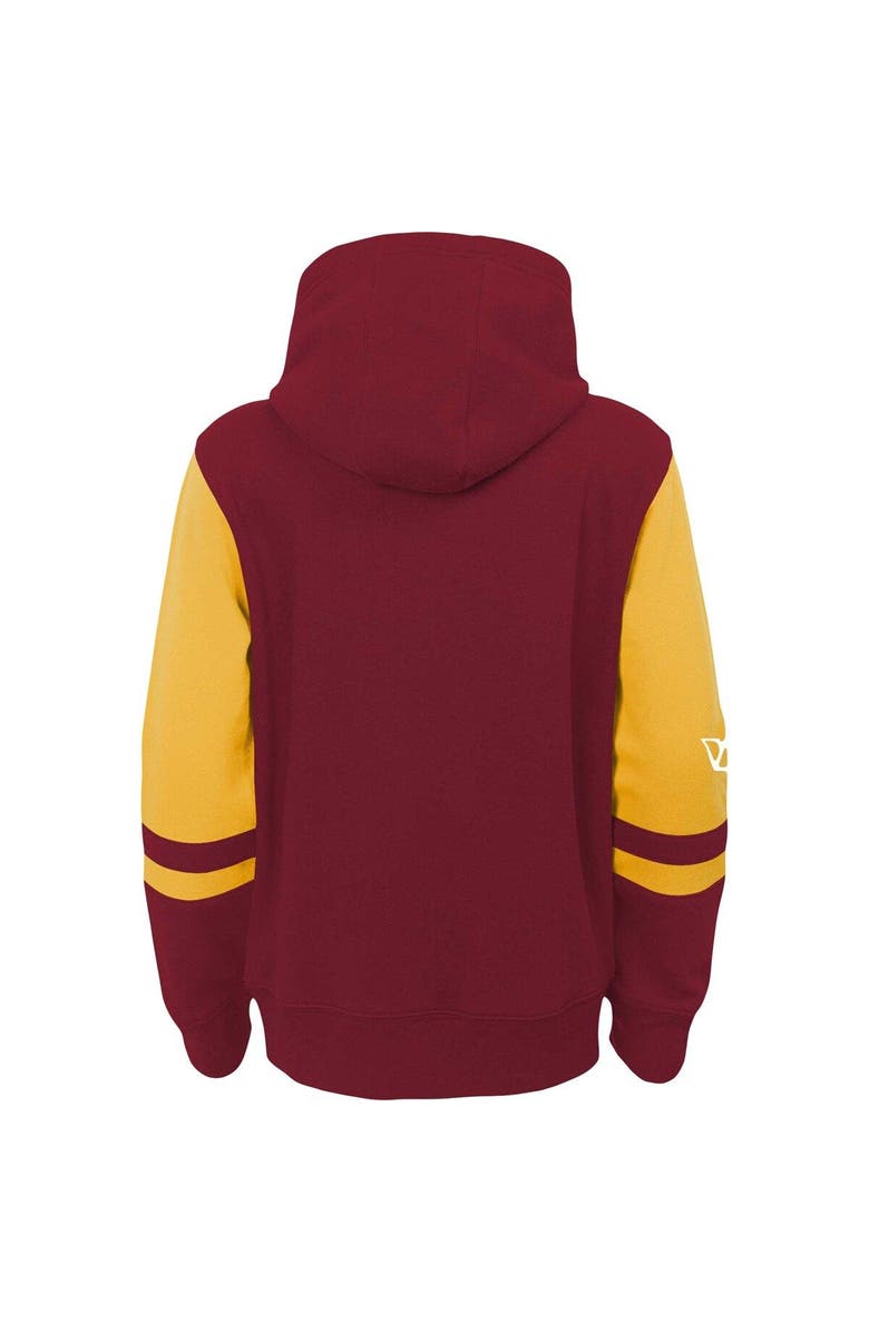 Outerstuff Preschool Burgundy Washington Commanders Stadium Color Block Full-Zip Hoodie, Alternate, color, Burgundy