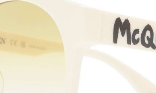 Alexander Mcqueen Mcqueen 55mm Gradient Round Sunglasses