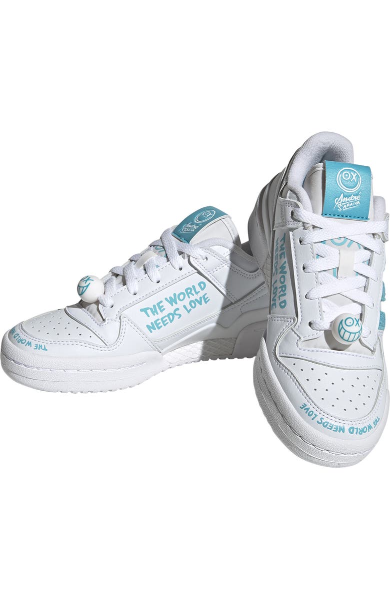 adidas x André Saraiva Kids' Forum Low Sneaker, Alternate, color,
