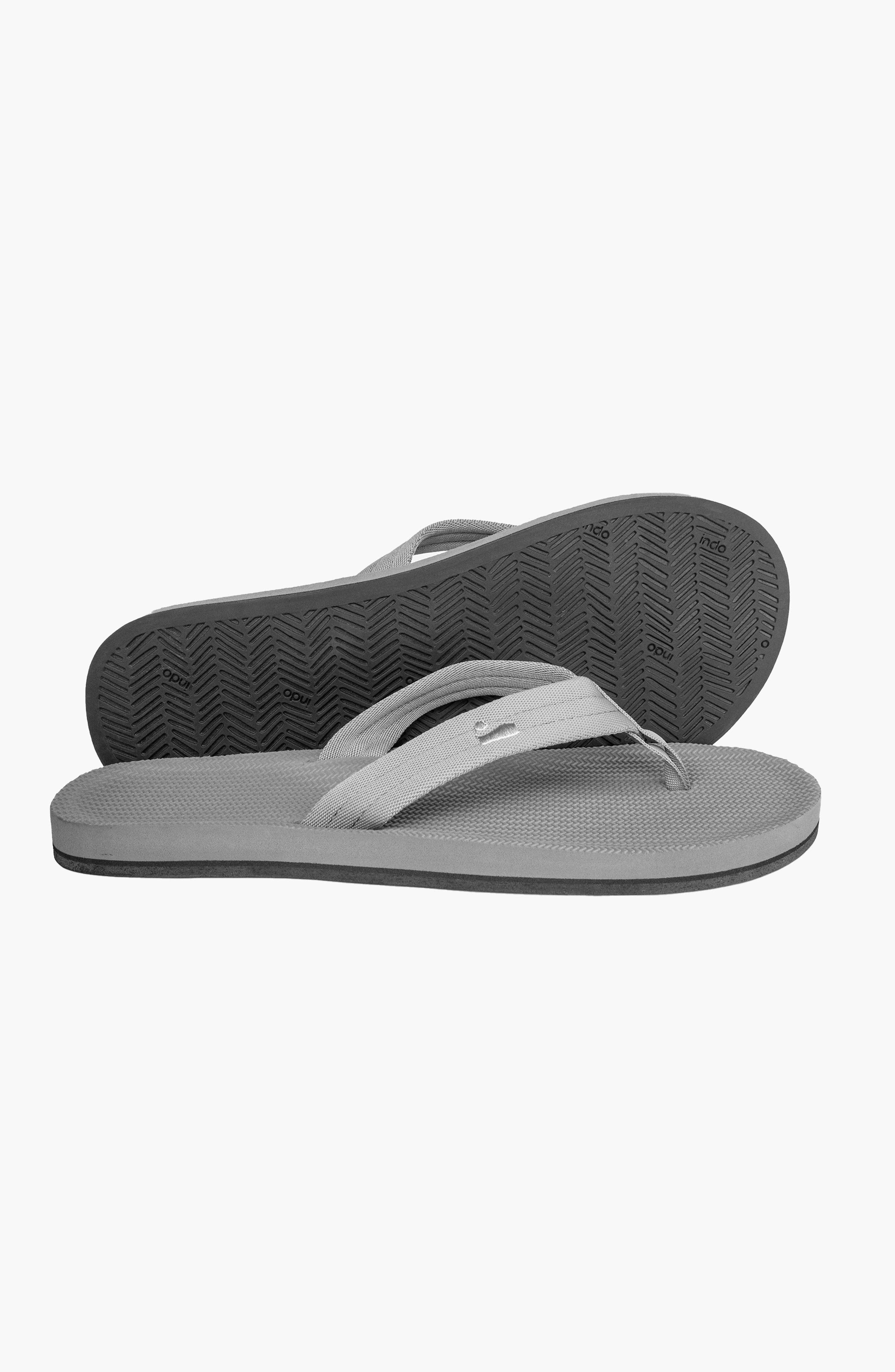 Responsibly-Made Tire Sole Easy Living Flip Flops, Alternate, color, Granite