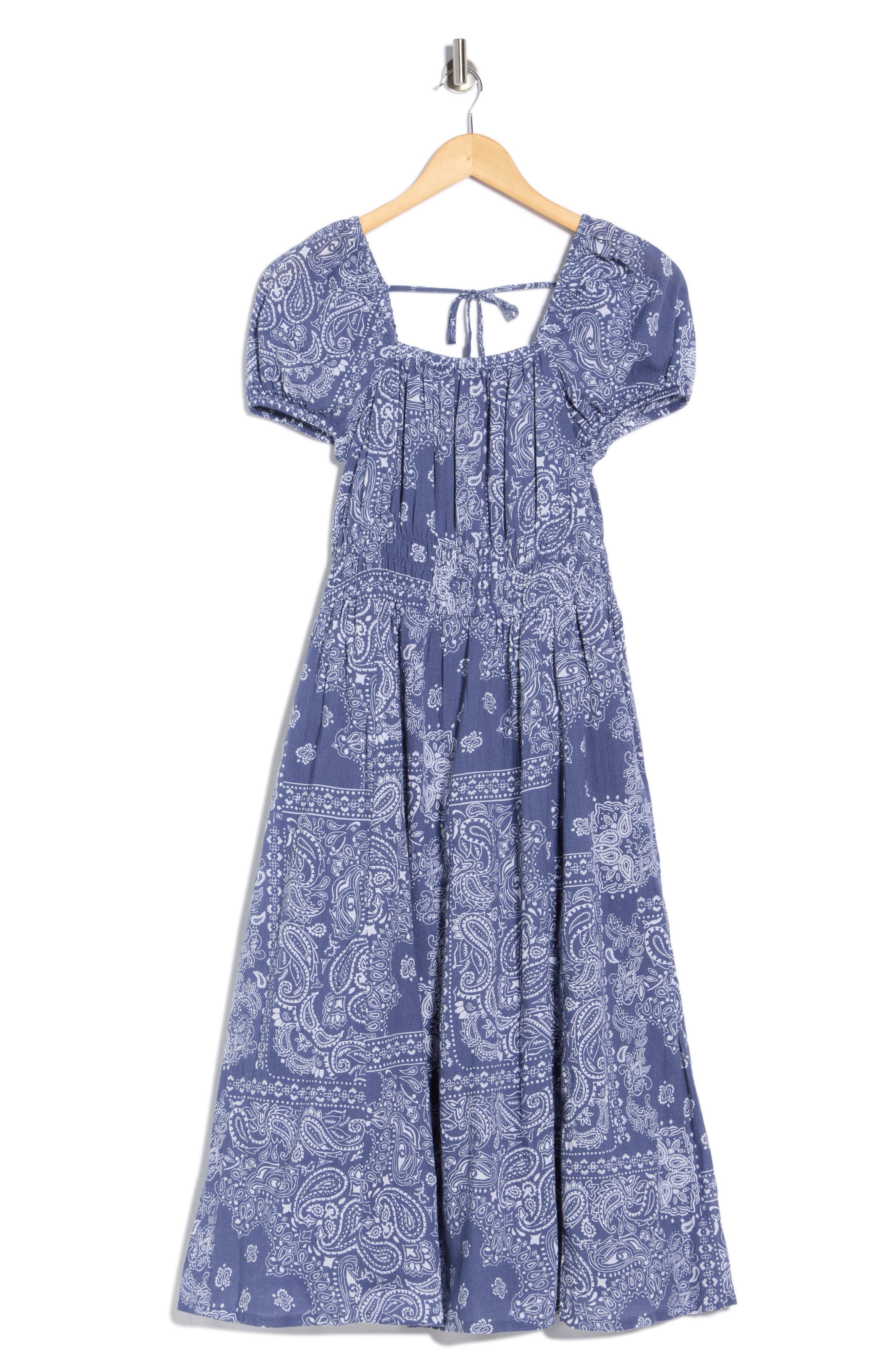 Melrose and Market Puff Sleeve Midi Dress