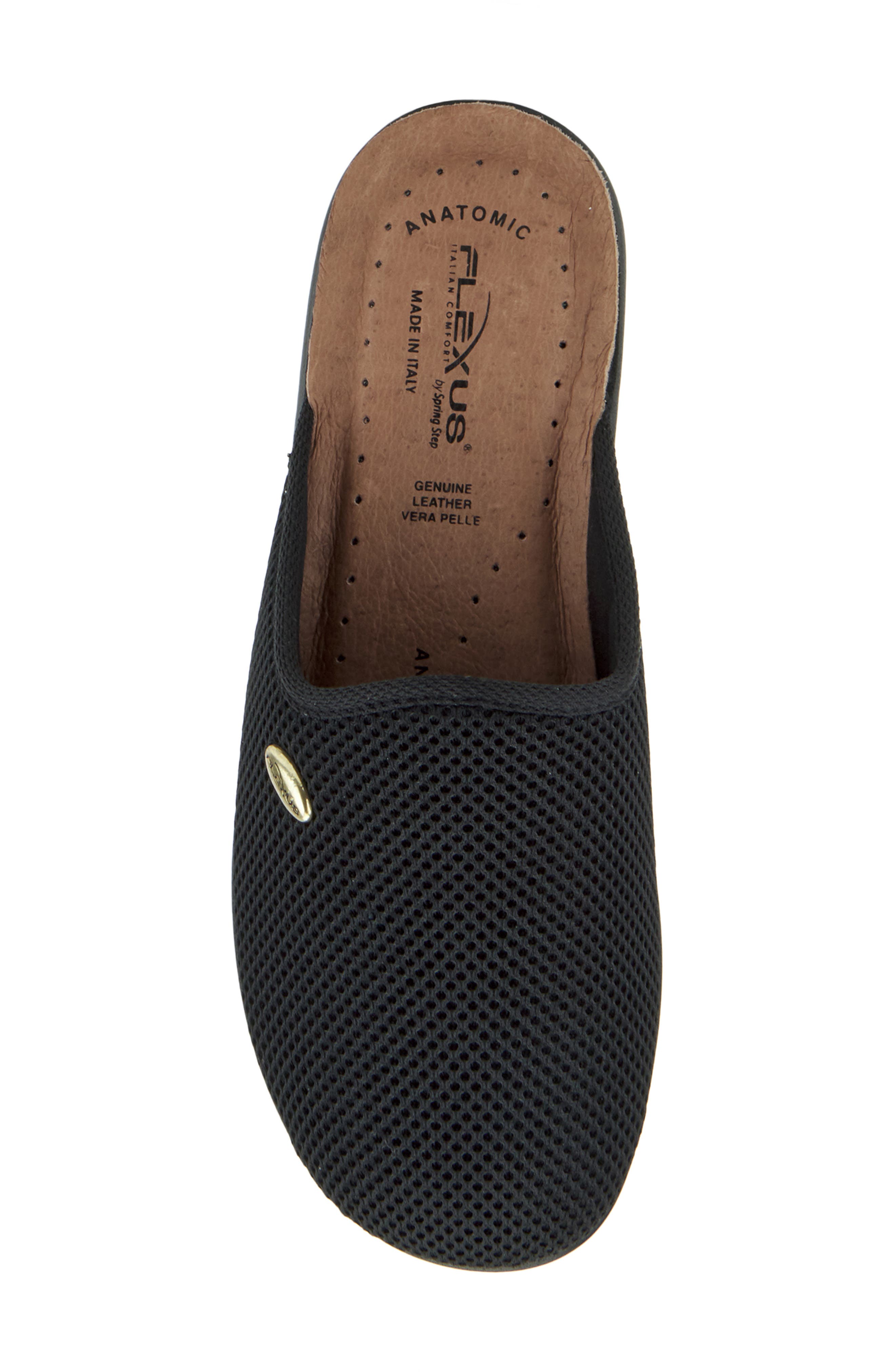 Flexus by Spring Step Scuff Slipper, Alternate, color, Black Fabric