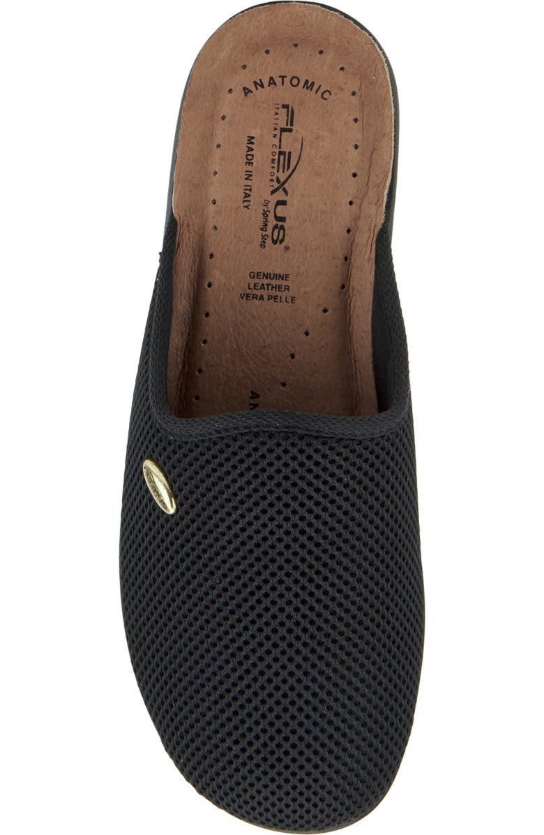 Flexus by Spring Step Scuff Slipper, Alternate, color, Black Fabric