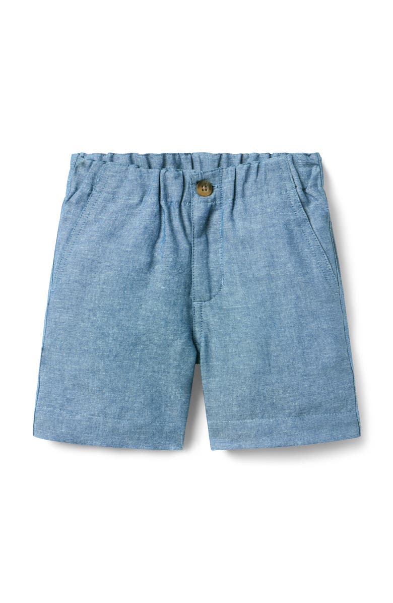 Janie and Jack The Longer Pull-On Short, Main, color, Blue