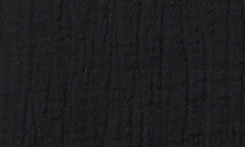 O'neill Juniors' Kamilla Rolled-cuff Button-front Romper In Black