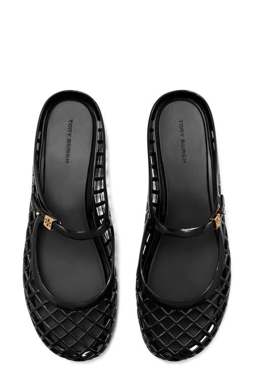 Shop Tory Burch Mellow Mary Jane Jelly Mule In Perfect Black/gold