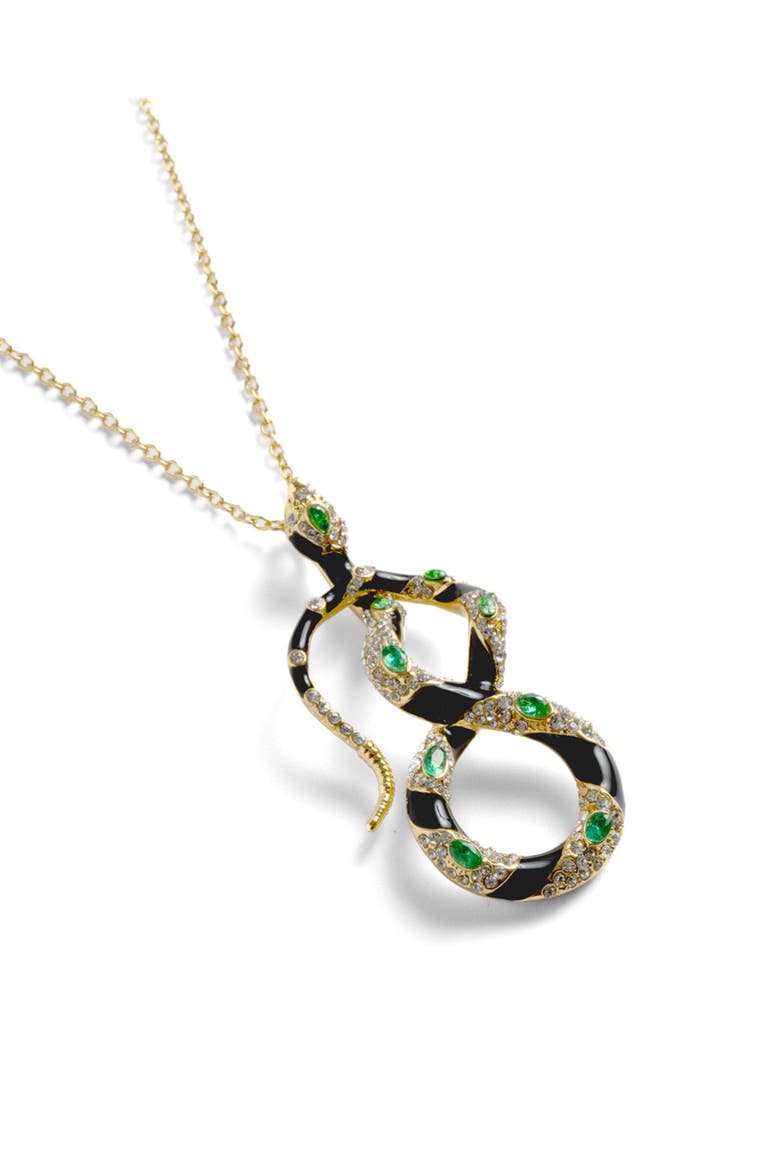 Bejewelled Snake Pendant, Alternate, color, Snake