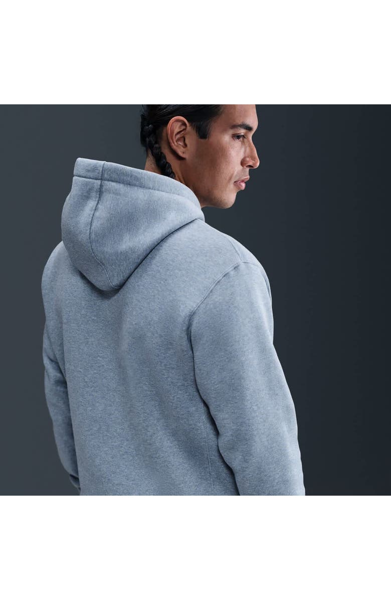 Nike Men
s Nike  Heather Navy Paris Saint-Germain Club Pullover Hoodie, Alternate, color, Heather Navy