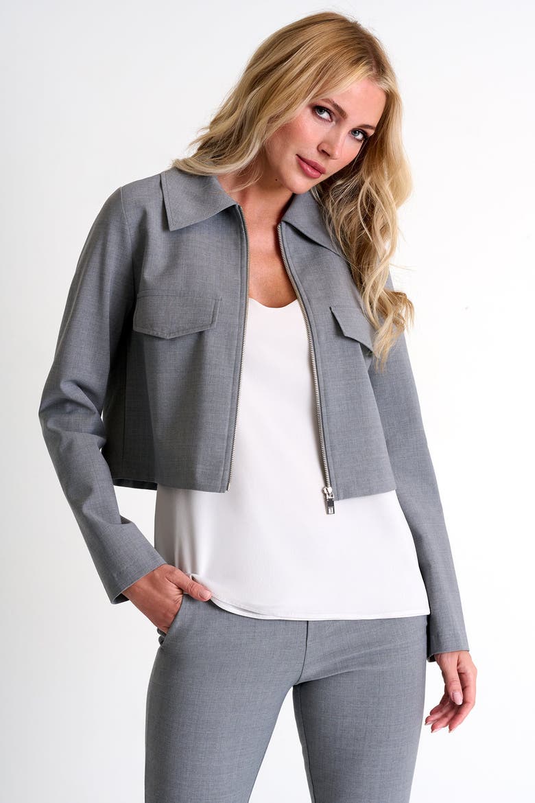 Contemporary Short Jacket, Main, color, Grey